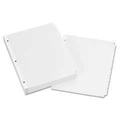 AVE11507 - Avery® Write & Erase Plain-Tab Paper Dividers