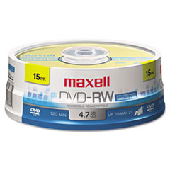 MAX635117 - Maxell® DVD-RW Rewritable Disc