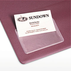AVE73720 - Avery® Self-Adhesive Top-Load Business Card Holders