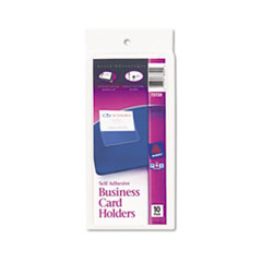 AVE73720 - Avery® Self-Adhesive Top-Load Business Card Holders