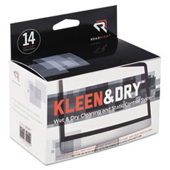 REARR1205 - Read Right® Two Step ScreenKleen™ Wet and Dry Cleaning Wipes