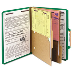 SMD14083 - Smead™ Six-Section Pressboard Top Tab Pocket-Style Classification Folders with SafeSHIELD® Coated Fasteners