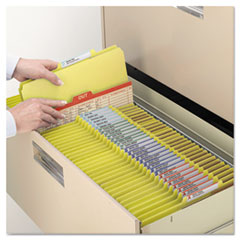 SMD14034 - Smead™ Six-Section Colored Pressboard Top Tab Classification Folders with SafeSHIELD® Coated Fasteners