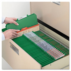SMD14033 - Smead™ Six-Section Colored Pressboard Top Tab Classification Folders with SafeSHIELD® Coated Fasteners