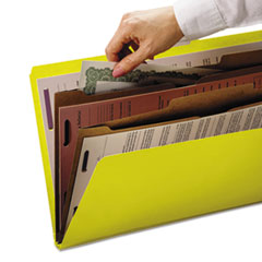 SMD14084 - Smead™ Six-Section Pressboard Top Tab Pocket-Style Classification Folders with SafeSHIELD® Coated Fasteners