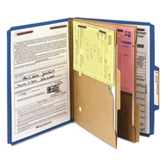 SMD14077 - Smead™ Six-Section Pressboard Top Tab Pocket-Style Classification Folders with SafeSHIELD® Coated Fasteners