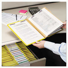 SMD14034 - Smead™ Six-Section Colored Pressboard Top Tab Classification Folders with SafeSHIELD® Coated Fasteners