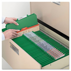 SMD19033 - Smead™ Six-Section Colored Pressboard Top Tab Classification Folders with SafeSHIELD® Coated Fasteners