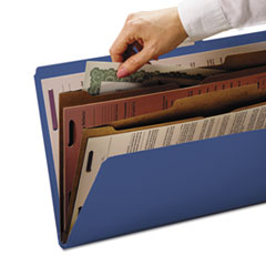 SMD14077 - Smead™ Six-Section Pressboard Top Tab Pocket-Style Classification Folders with SafeSHIELD® Coated Fasteners