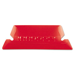 PFX42RED - Pendaflex® Transparent Colored Tabs For Hanging File Folders