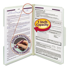 SMD19931 - Smead™ Expanding Recycled Pressboard Fastener Folders with SafeSHIELD® Coated Fasteners
