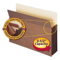 SMD74380 - Smead™ Redrope TUFF® Pocket Drop-Front File Pockets with Fully Lined Gussets
