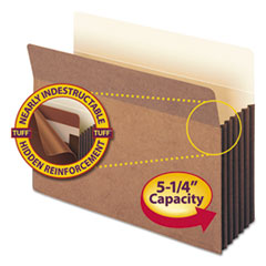 SMD73390 - Smead™ Redrope TUFF® Pocket Drop-Front File Pockets with Fully Lined Gussets