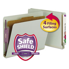 SMD26800 - Smead™ End Tab Pressboard Classification Folders With SafeSHIELD® Coated Fasteners