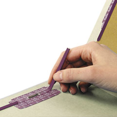 SMD29800 - Smead™ End Tab Pressboard Classification Folders With SafeSHIELD® Coated Fasteners