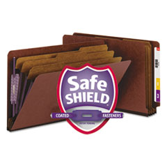 SMD29865 - Smead™ End Tab Pressboard Classification Folders With SafeSHIELD® Coated Fasteners