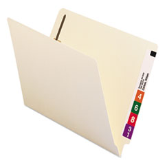 SMD34116 - Smead™ Manila Reinforced End Tab Fastener Folders with Antimicrobial Product Protection