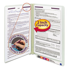 SMD37715 - Smead™ End Tab Expansion Pressboard Classification Folders with SafeSHIELD® Coated Fasteners