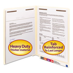 SMD34215 - Smead™ Manila End Tab Fastener Folders with Reinforced Tabs