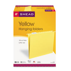 SMD64069 - Smead™ Colored Hanging File Folders with 1/5 Cut Tabs