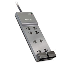 BLKBE10820006 - Belkin® Eight-Outlet Home/Office Surge Protector