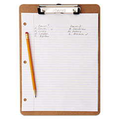 UNV05562 - Universal® Hardboard Clipboard with Low-Profile Clip