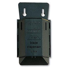 BOS11921A - Stanley® Heavy Duty Utility Knife Blades with Wall Mount Dispenser