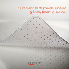 DEFCM14233 - deflecto® SuperMat Frequent Use Chair Mat for Medium Pile Carpeting