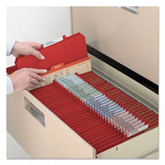 SMD19095 - Smead™ Eight-Section Colored Pressboard Top Tab Classification Folders with SafeSHIELD® Coated Fasteners