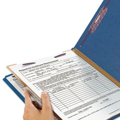 SMD18732 - Smead™ Four-Section Colored Pressboard Top Tab Classification Folders with SafeSHIELD® Coated Fasteners