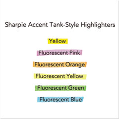 SAN25026 - Sharpie® Tank Style Highlighters