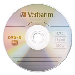 VER95098 - Verbatim® DVD+R Recordable Disc