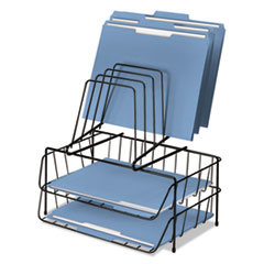 FEL72391 - Fellowes® Wire Double Tray with Step File®