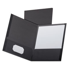OXF53406 - Oxford™ Linen Twin-Pocket Folder