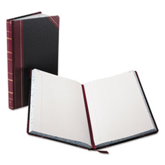 BOR9300R - Boorum & Pease® Record and Account Book with Black and Red Cover