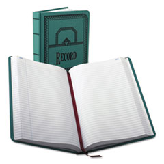 BOR66500R - Boorum & Pease® Record and Account Book with Blue Cover