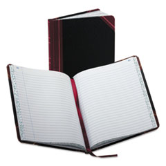 BOR38150R - Boorum & Pease® Journal with Black and Red Cover