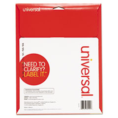 UNV80101 - Universal® White Labels