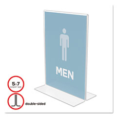 DEF69101 - deflecto® Double-Sided Sign Holder