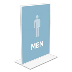 DEF69101 - deflecto® Double-Sided Sign Holder