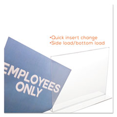 DEF69301 - deflecto® Double-Sided Sign Holder