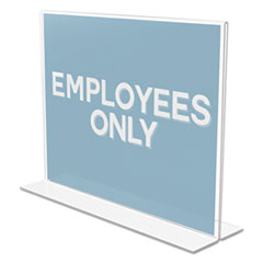 DEF69301 - deflecto® Double-Sided Sign Holder