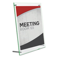 DEF799693 - deflecto® Superior Image® Beveled Edge Sign Holder