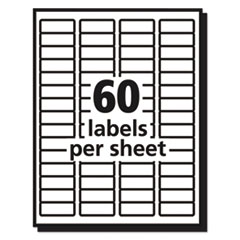 AVE15695 - Avery® Matte Clear Easy Peel® Mailing Labels with Sure Feed® Technology