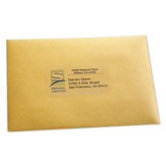 AVE8663 - Avery® Matte Clear Easy Peel® Mailing Labels with Sure Feed® Technology