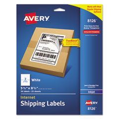 AVE8126 - Avery® Shipping Labels with TrueBlock® Technology