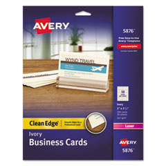 AVE5876 - Avery® Premium Clean Edge® Business Cards
