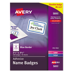 AVE5895 - Avery® Flexible Adhesive Name Badge Labels