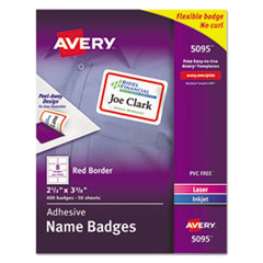 AVE5095 - Avery® Flexible Adhesive Name Badge Labels