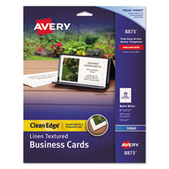 AVE8873 - Avery® Premium Clean Edge® Business Cards